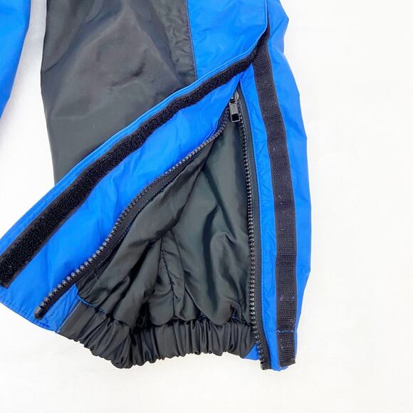 Vintage 80s Moonstone Gore Tex Ski Pants Snow Slopes Unisex Blue Black Small - Picture 10 of 14